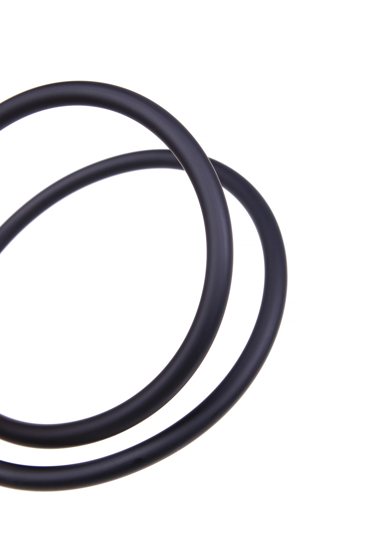 Italian Black Round Rubber Cord 5 mm — Sold by the Meter