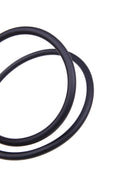 Italian Black Round Rubber Cord 2 mm — Sold by the Meter